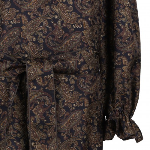 Paisley silk twill dress 2