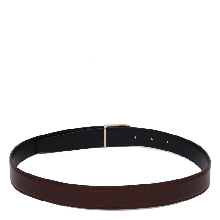 Reversible leather belt