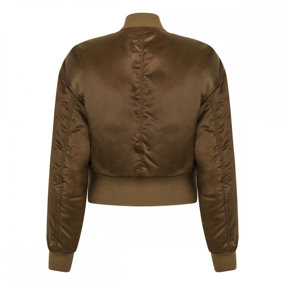 Khaki bomber jacket