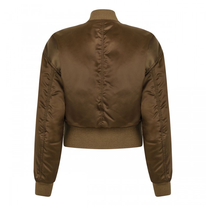 Khaki bomber jacket