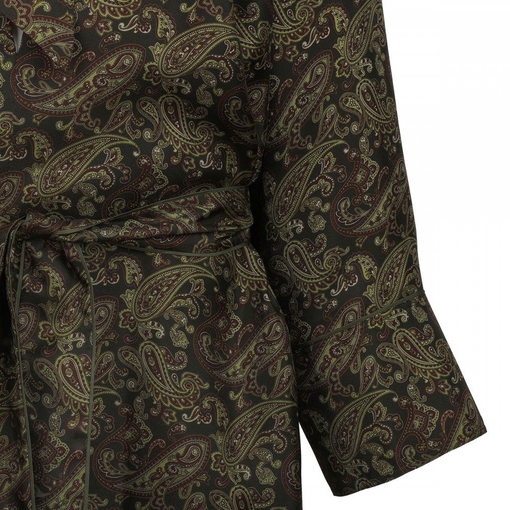 Paisley lavallière dress