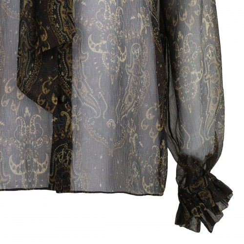 Paisley sheer crepon silk... 2