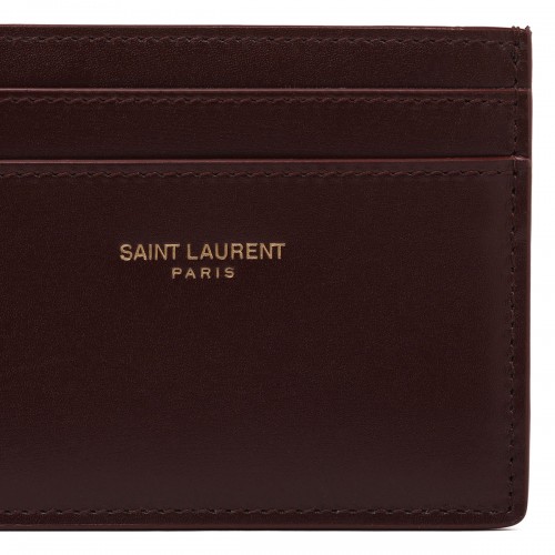 Logo leather card case 2