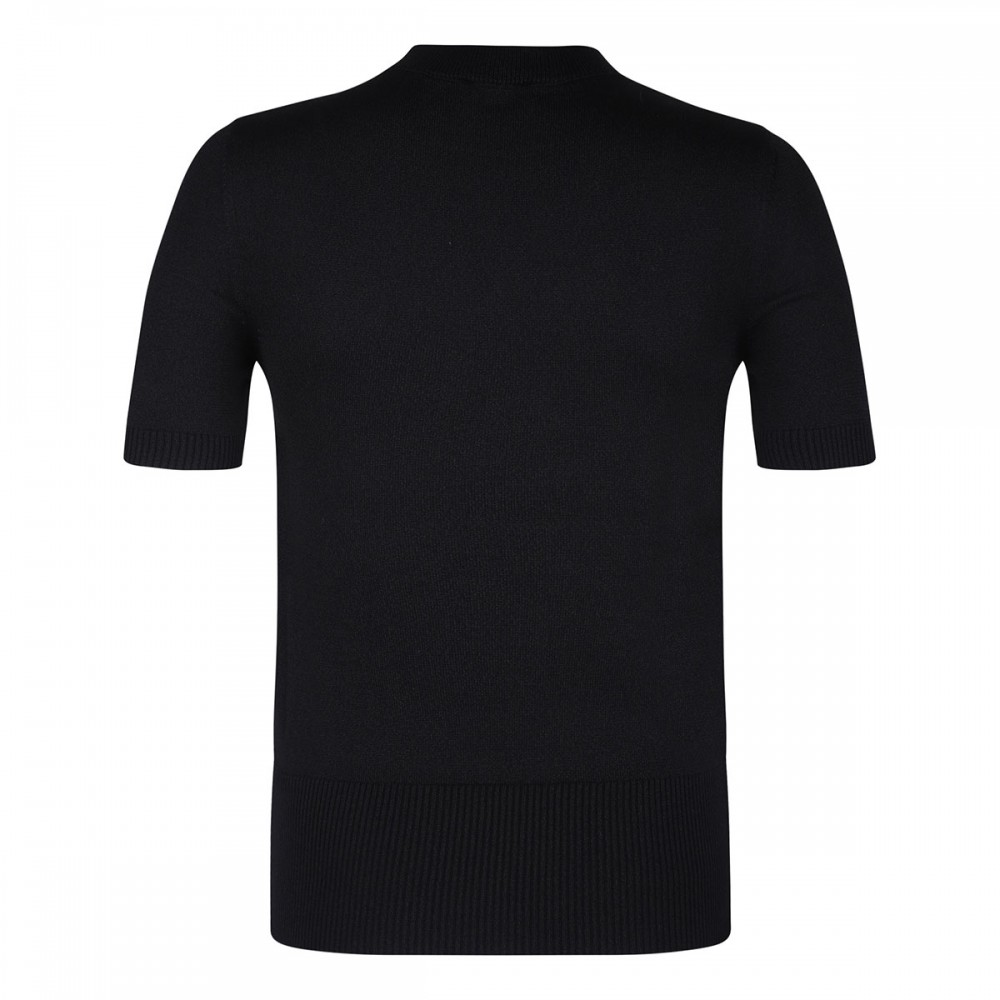 PATOU JACQUARD SHORT SLEEVES JUMPER