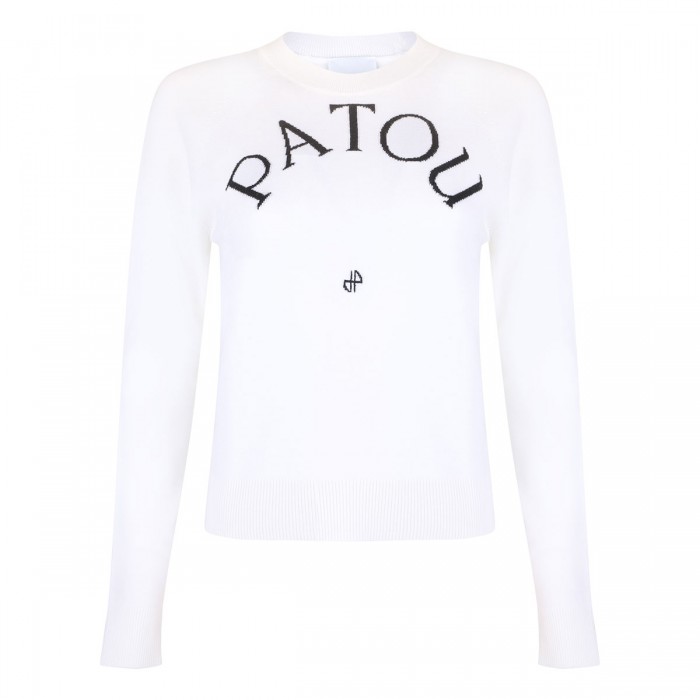 Logo jacquard sweater