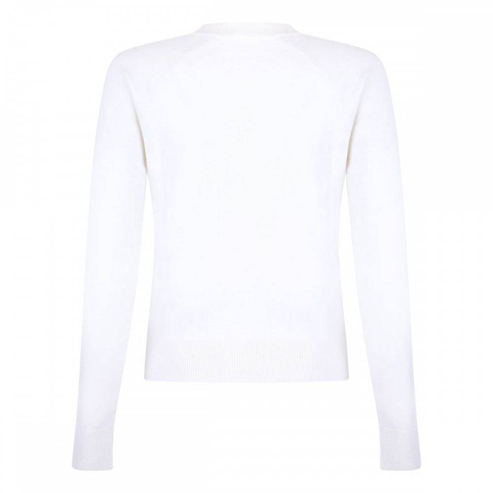 Logo jacquard sweater