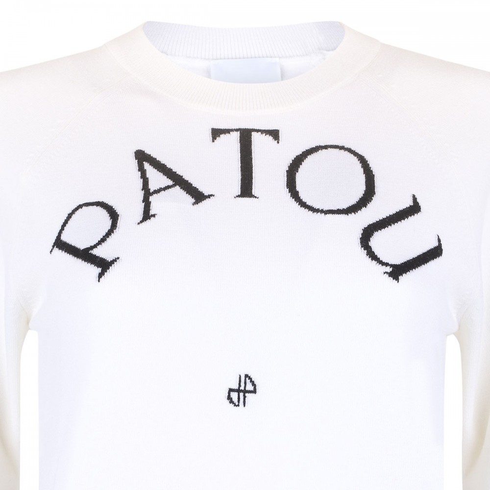 Logo jacquard sweater