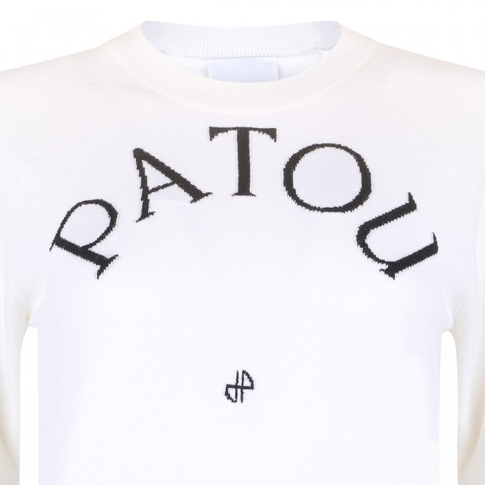 Logo jacquard sweater