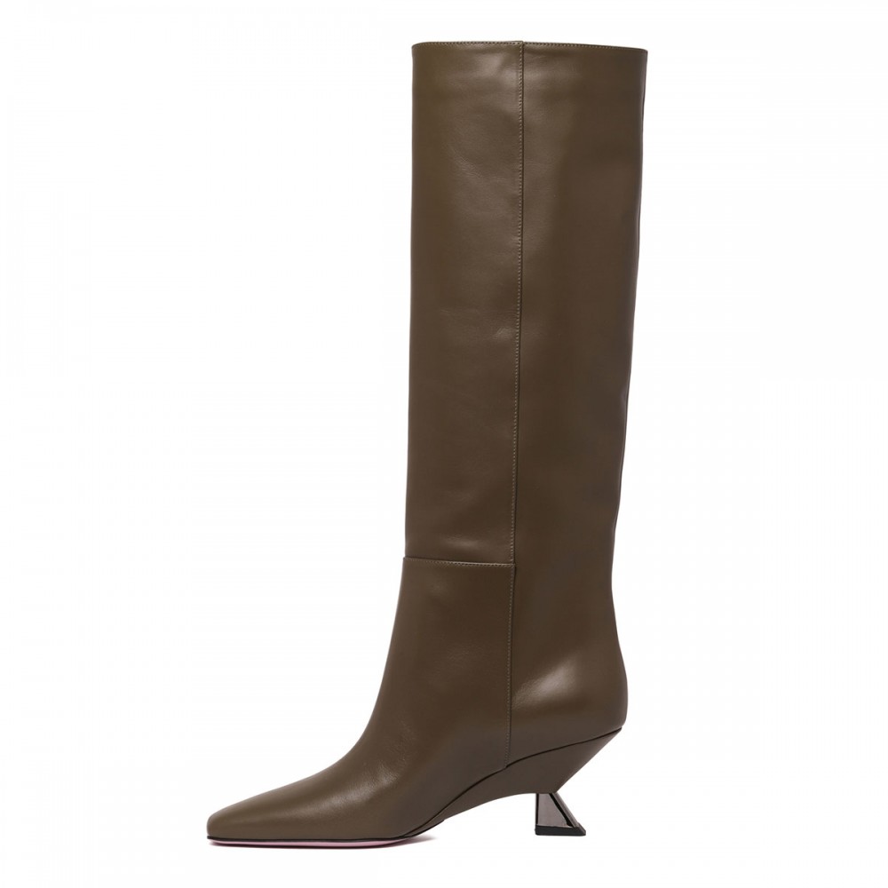 Petra leather boots