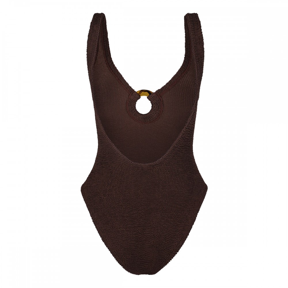 Square neck swimsuit