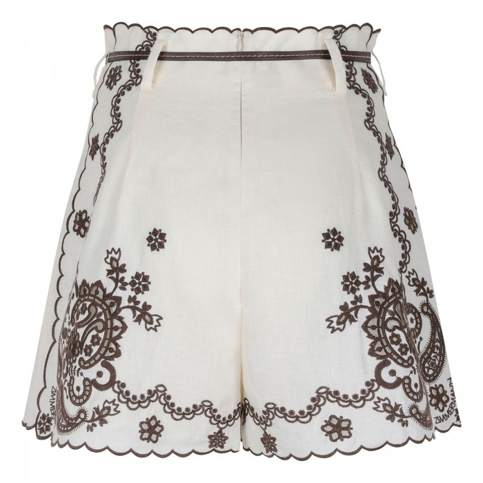 Ascension embroidered shorts