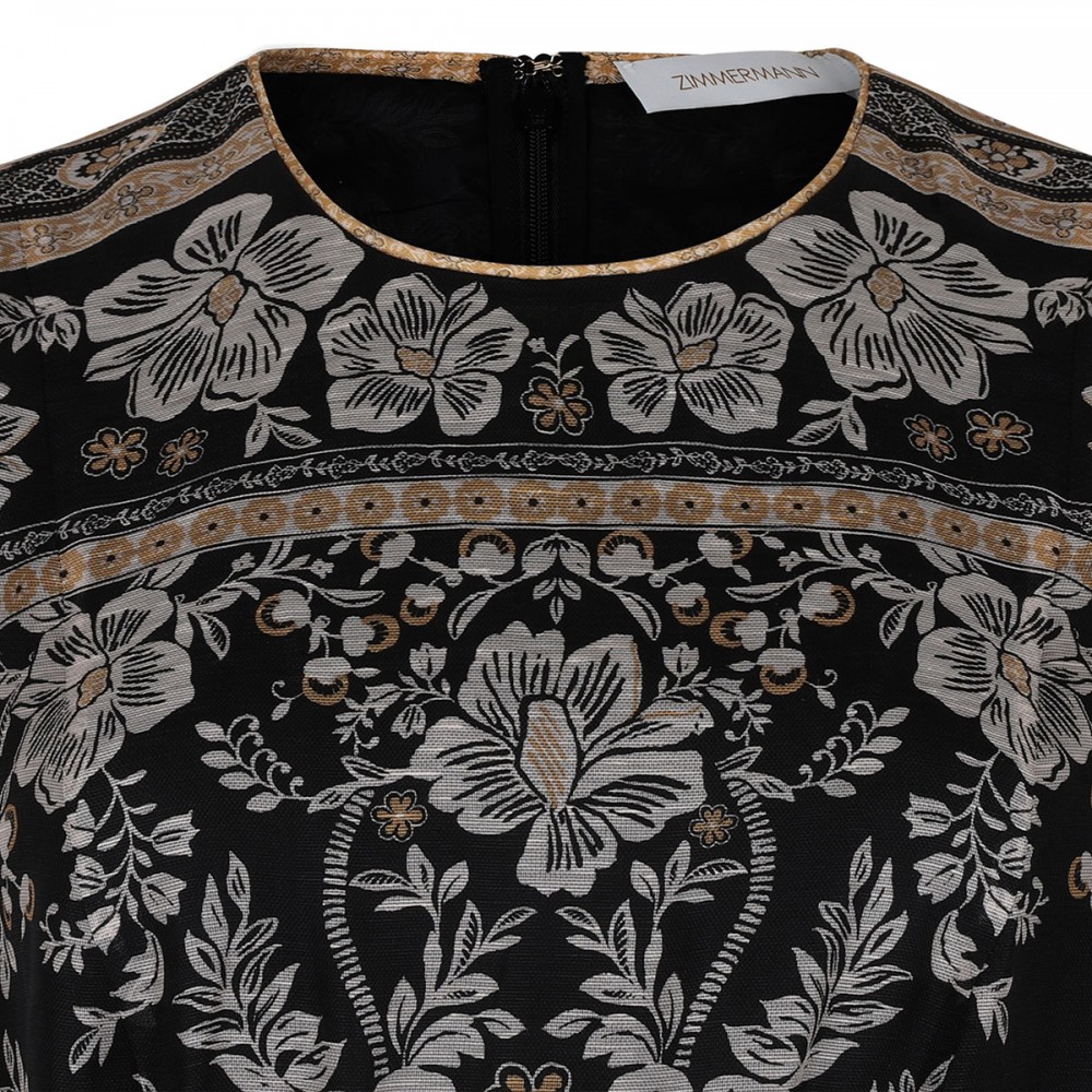 Balance peplum mini dress