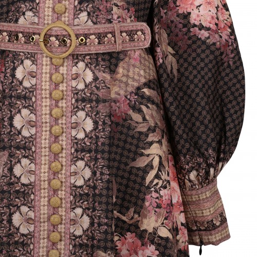 Illuminate buttoned midi dress 2