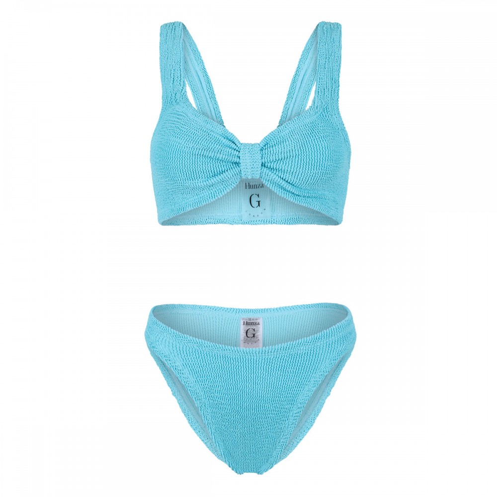 Bonnie aqua blue bikini set