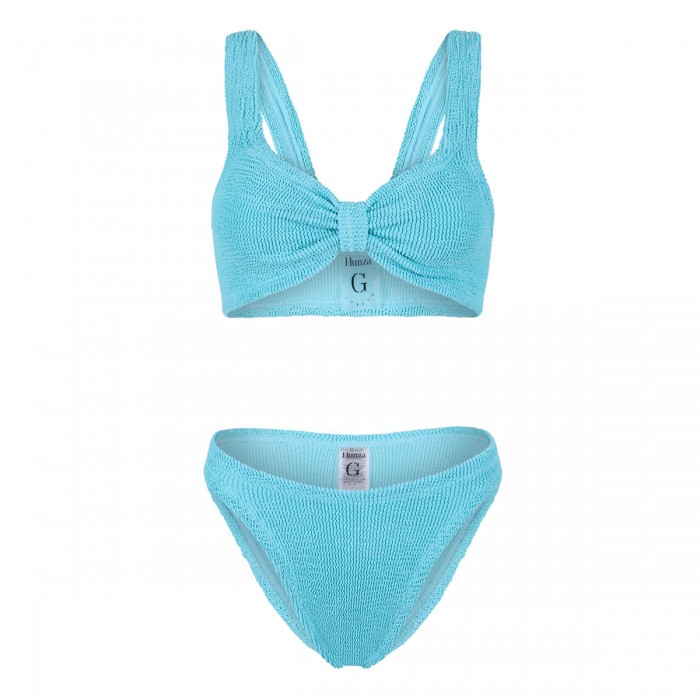 Bonnie aqua blue bikini set