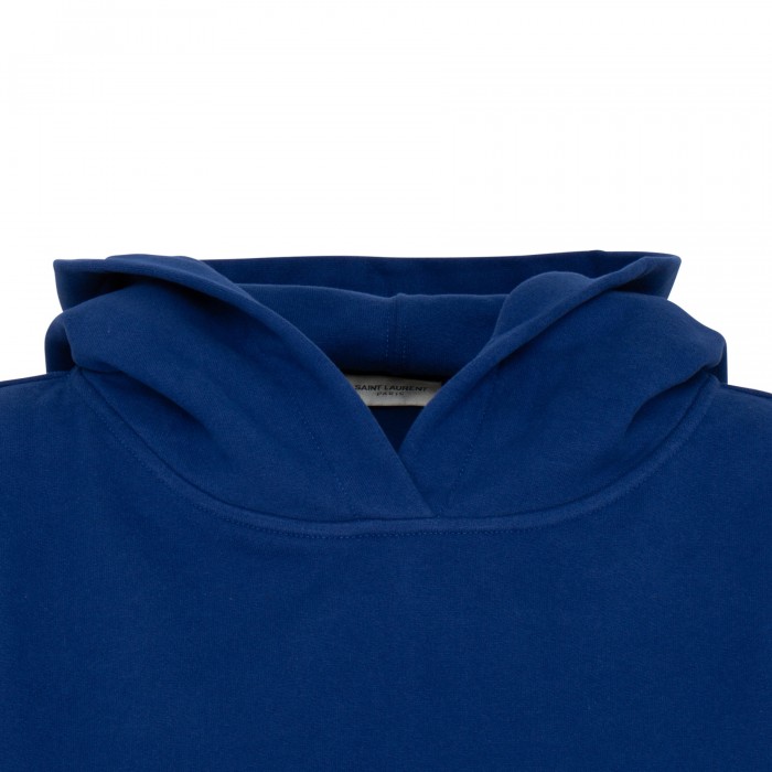 Logo blue hoodie