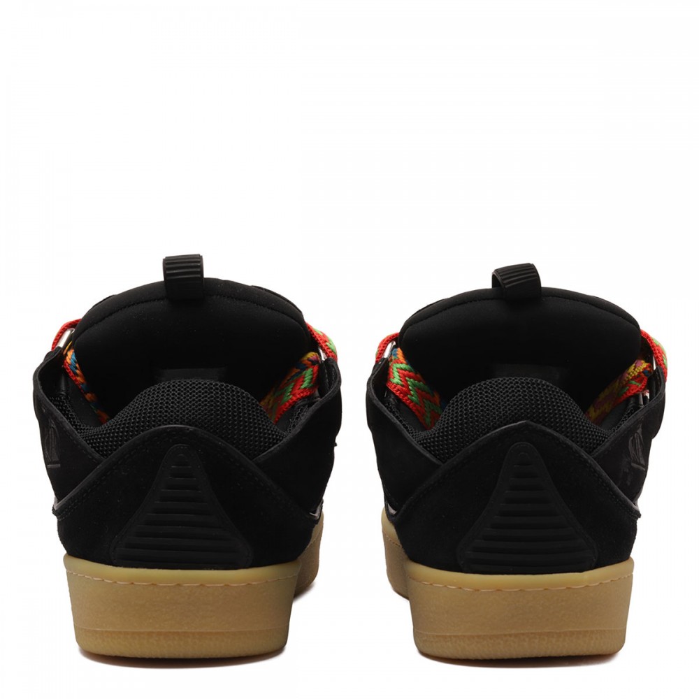 Curb leather sneakers