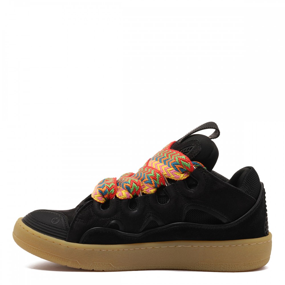 Curb leather sneakers