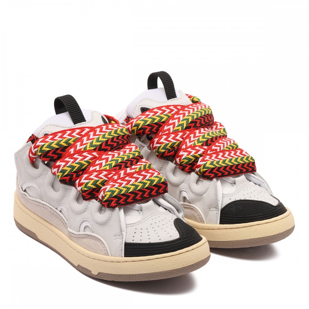 Curb leather sneakers