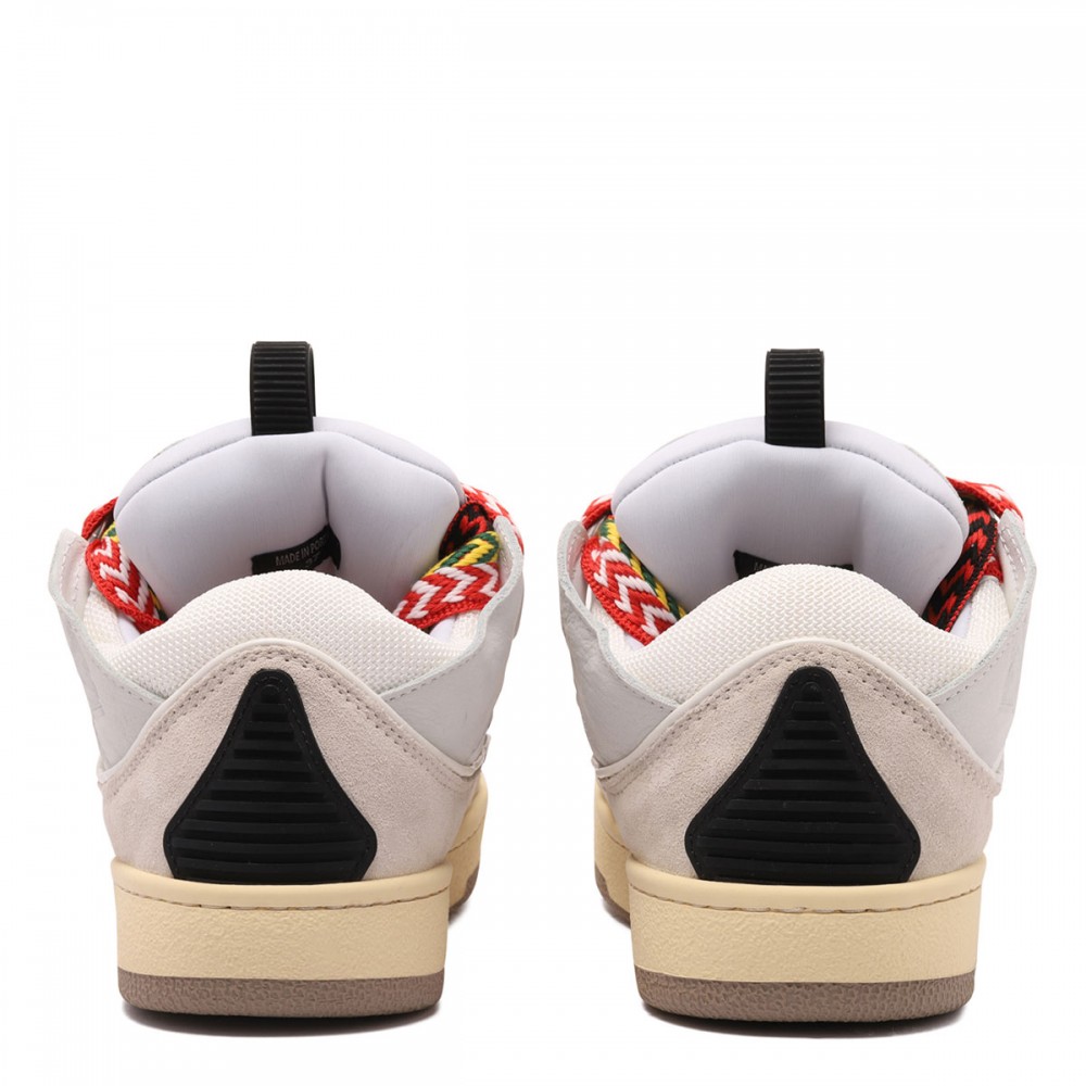 Curb leather sneakers