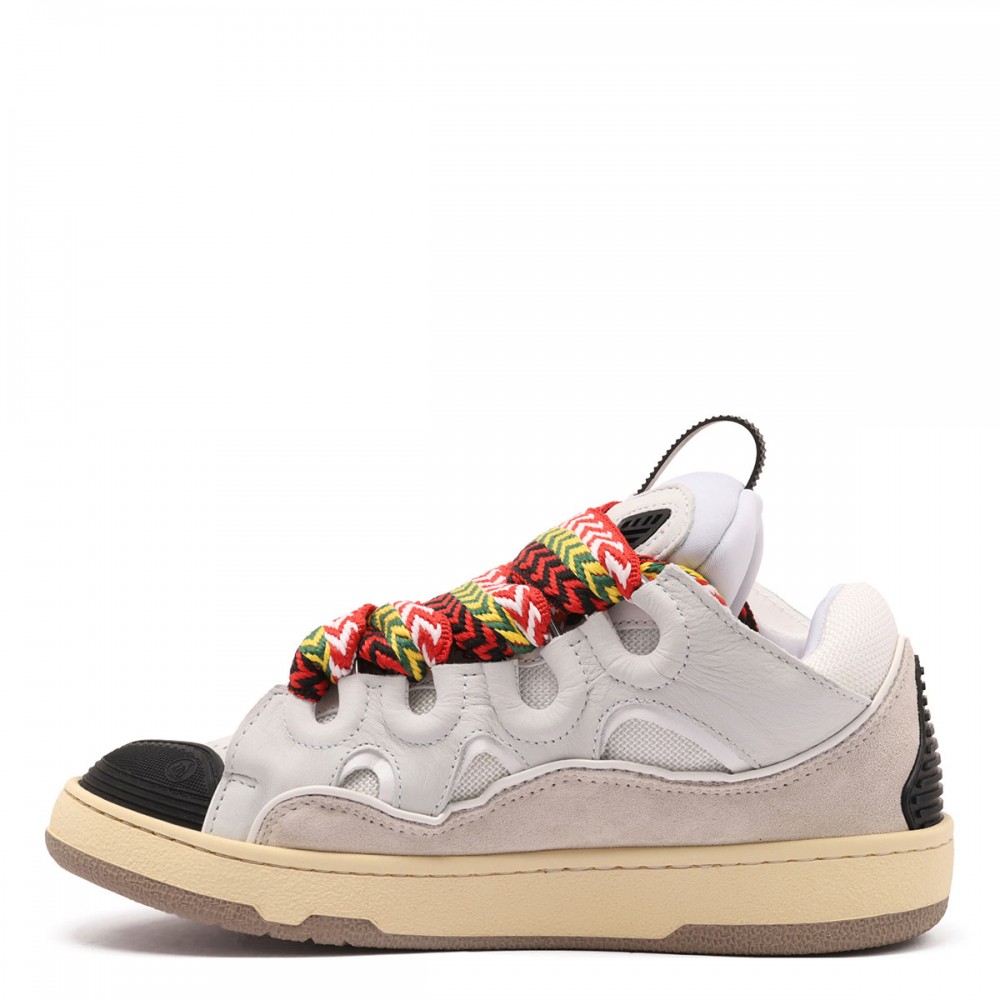 Curb leather sneakers