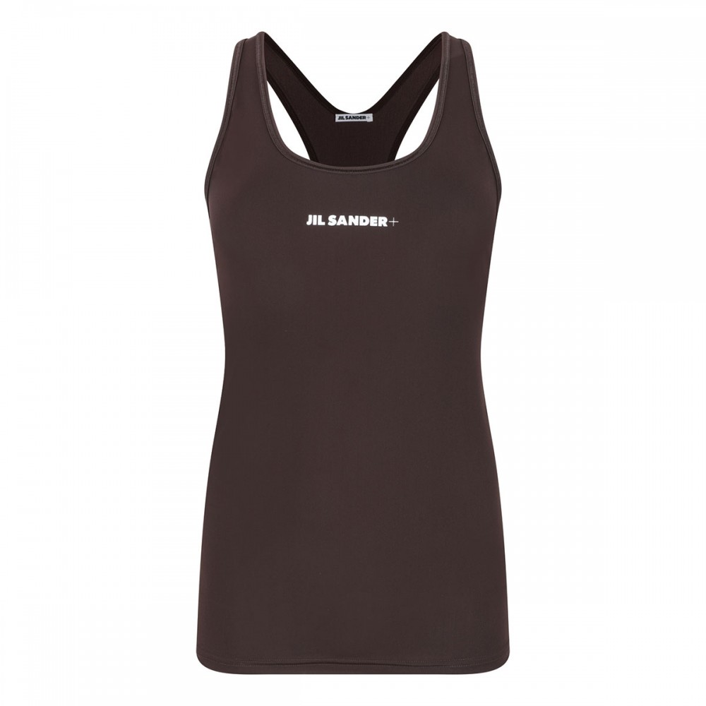 Logo racerback tank top