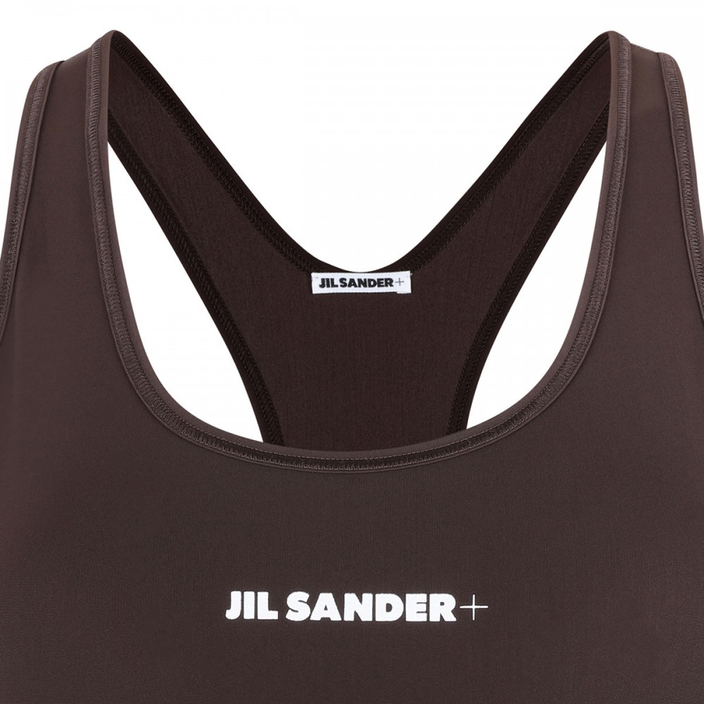 Logo racerback tank top