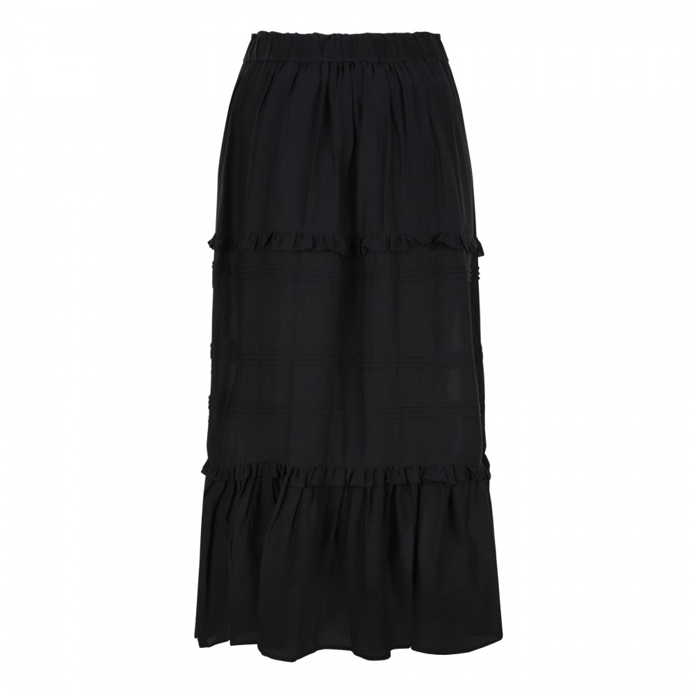 Diya cotton-blend skirt