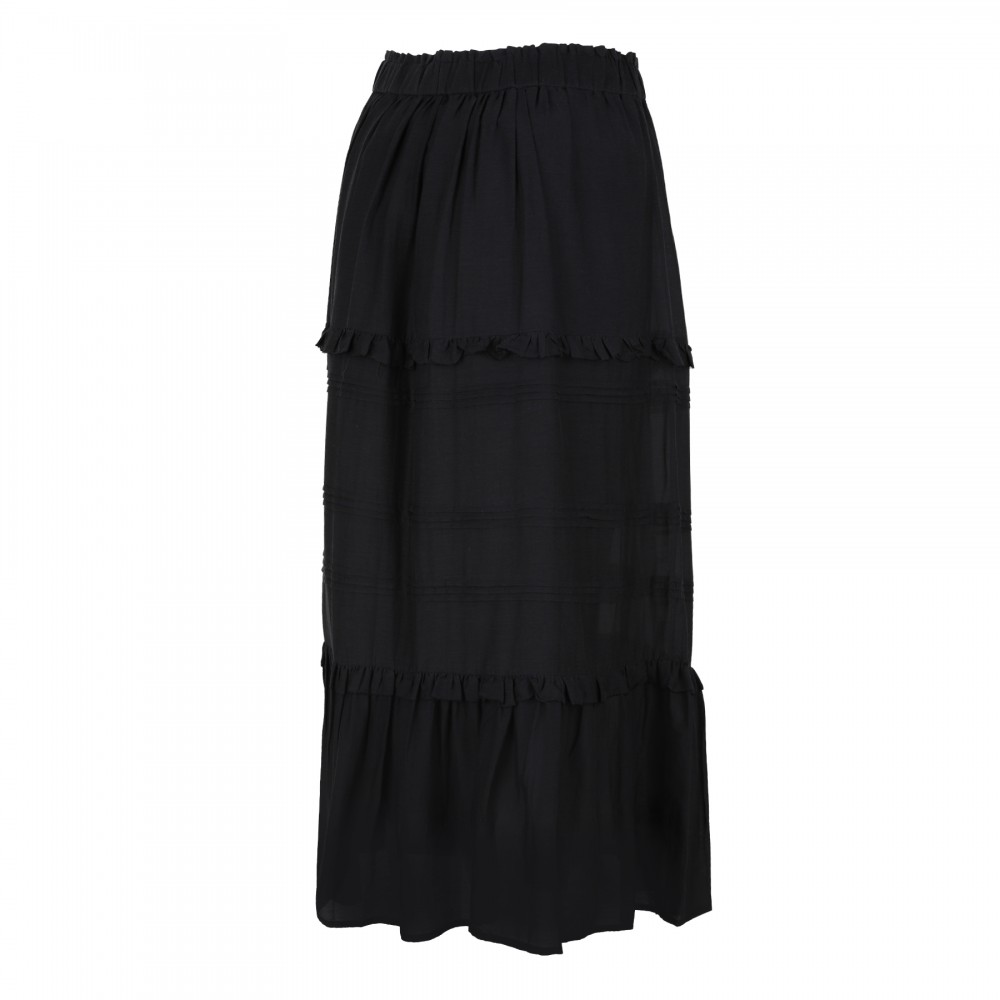 Diya cotton-blend skirt