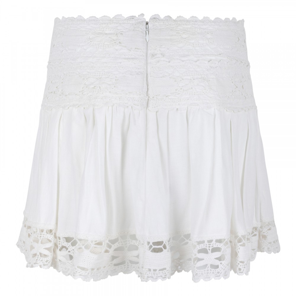 Violana linen blend skirt
