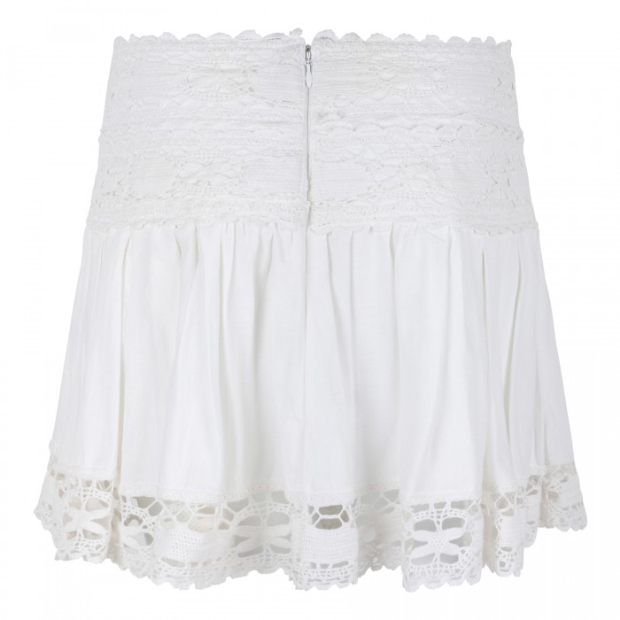 Violana linen blend skirt