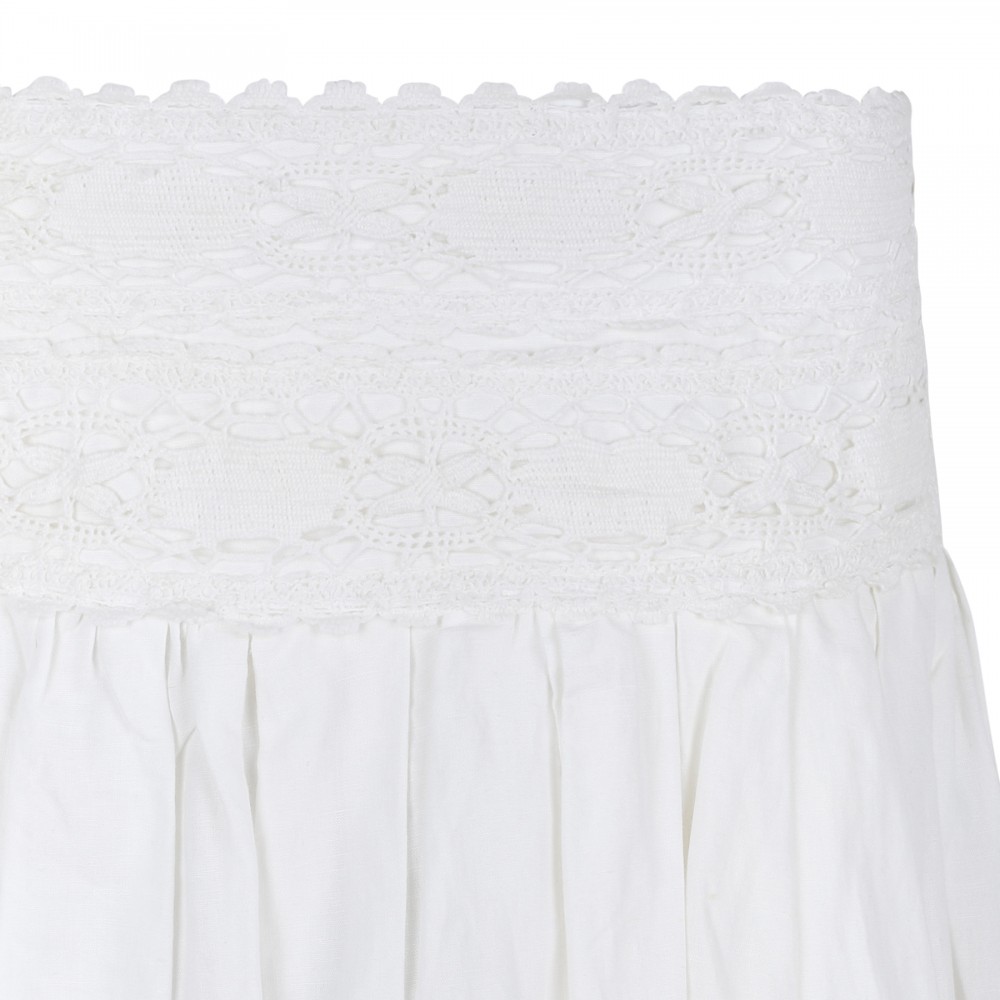 Violana linen blend skirt