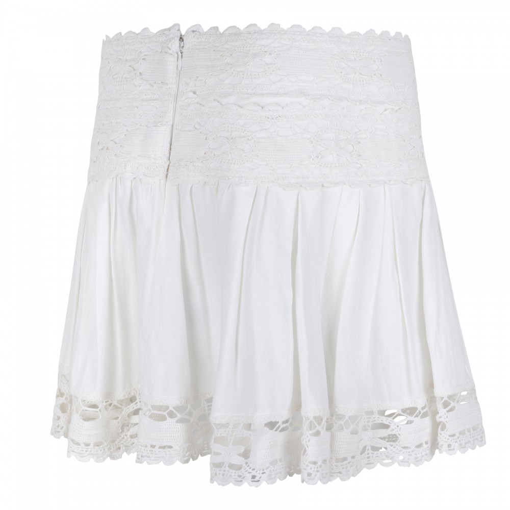 Violana linen blend skirt