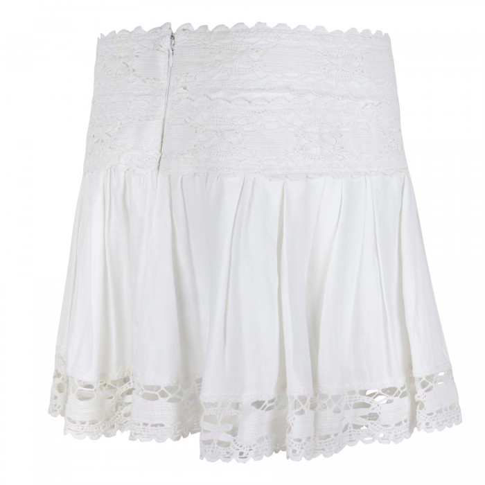 Violana linen blend skirt