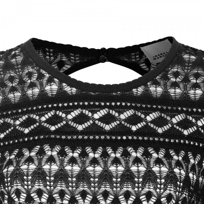 Paloma open-back crochet dress