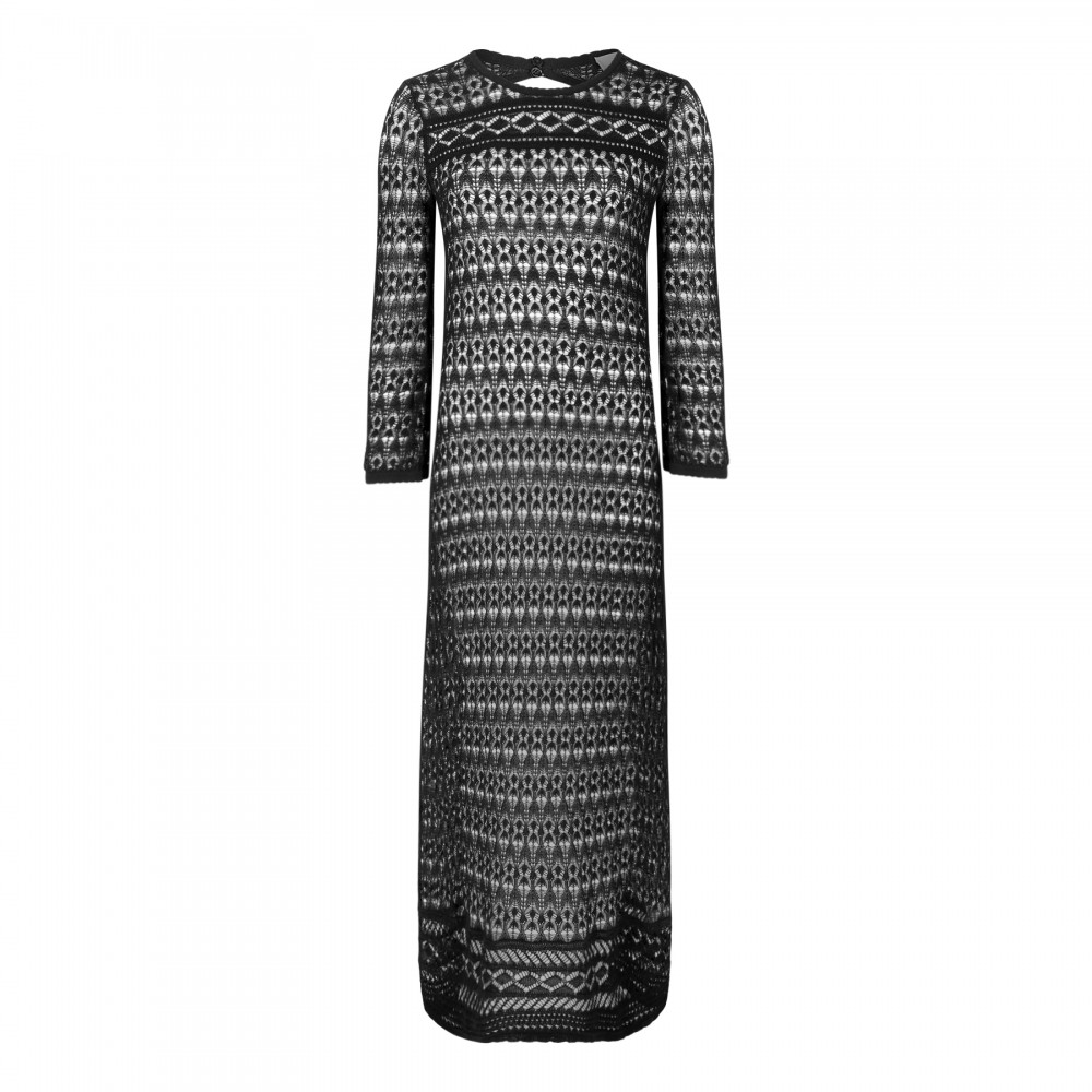 Paloma open-back crochet dress