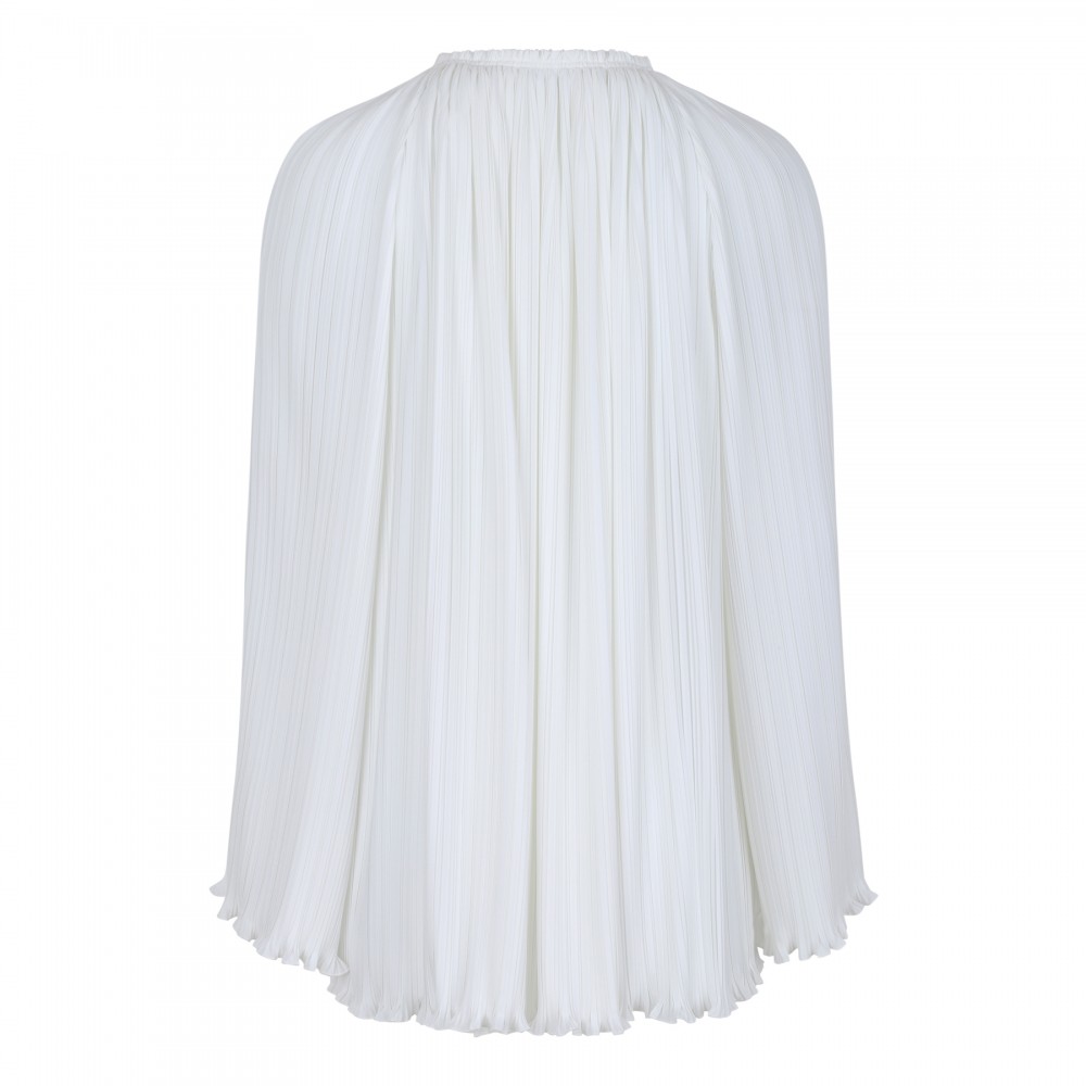 Off-white pleated blouse