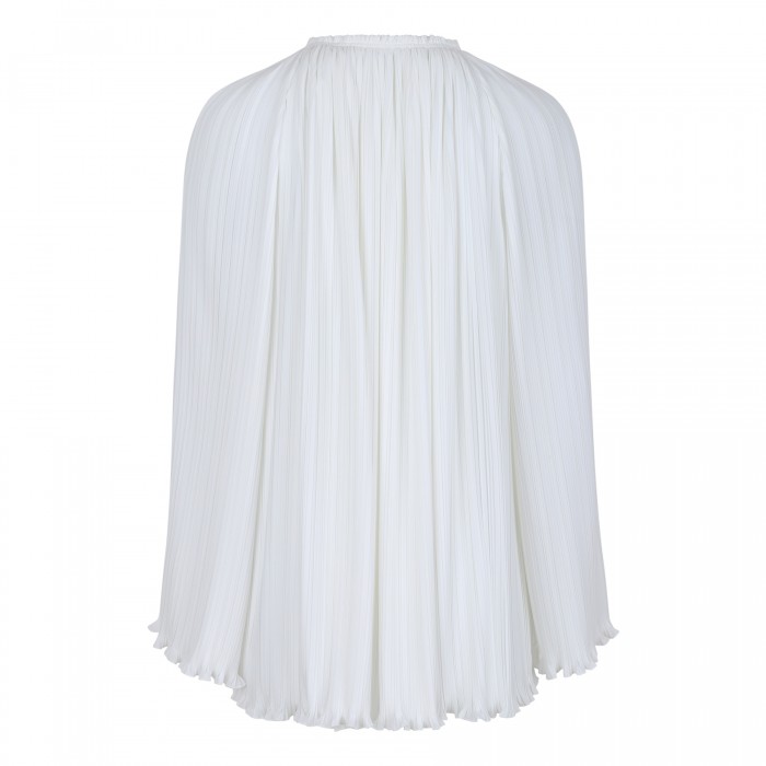 Off-white pleated blouse