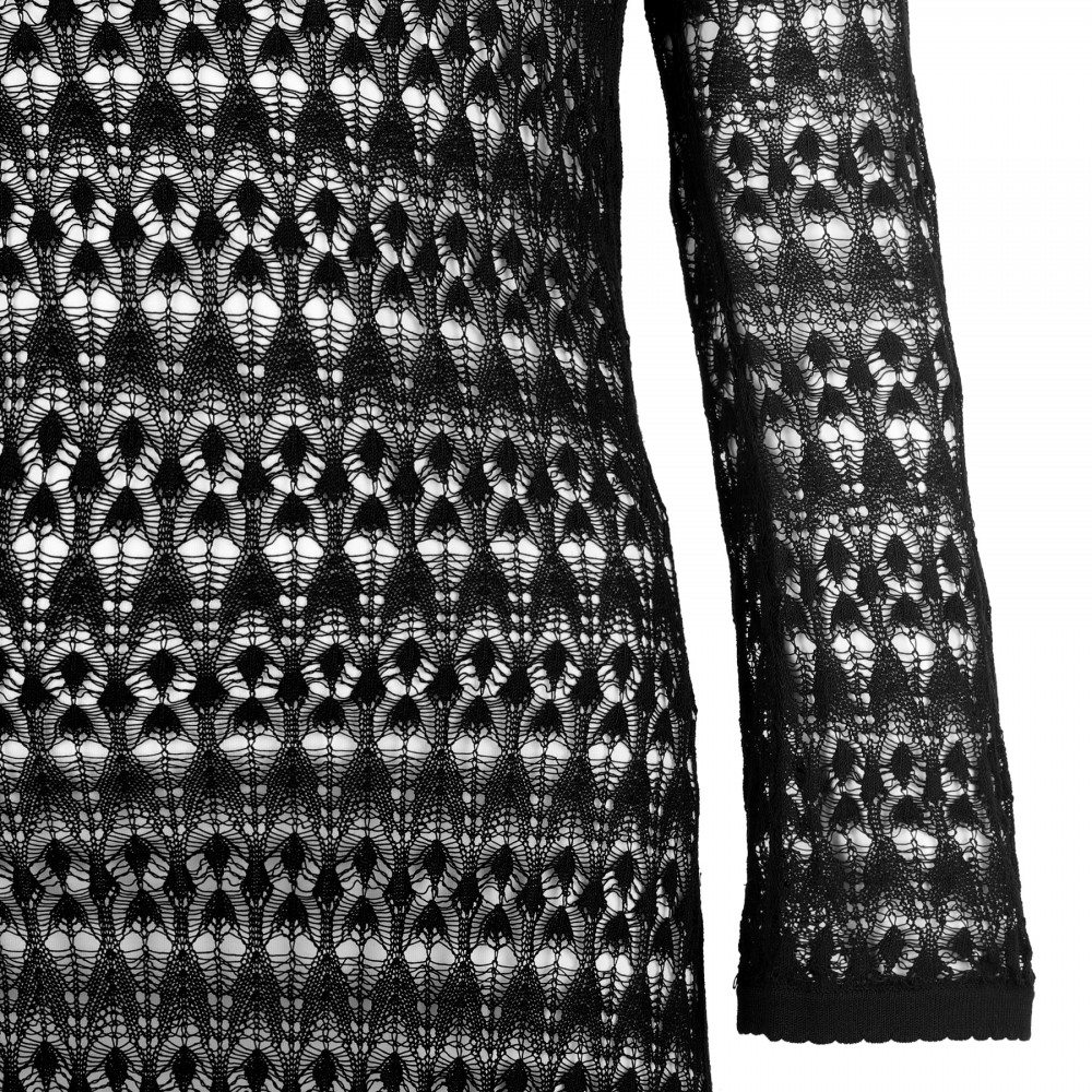 Paloma open-back crochet dress