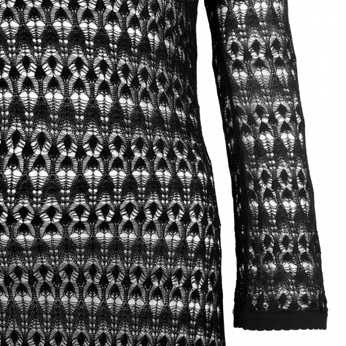 Paloma open-back crochet dress