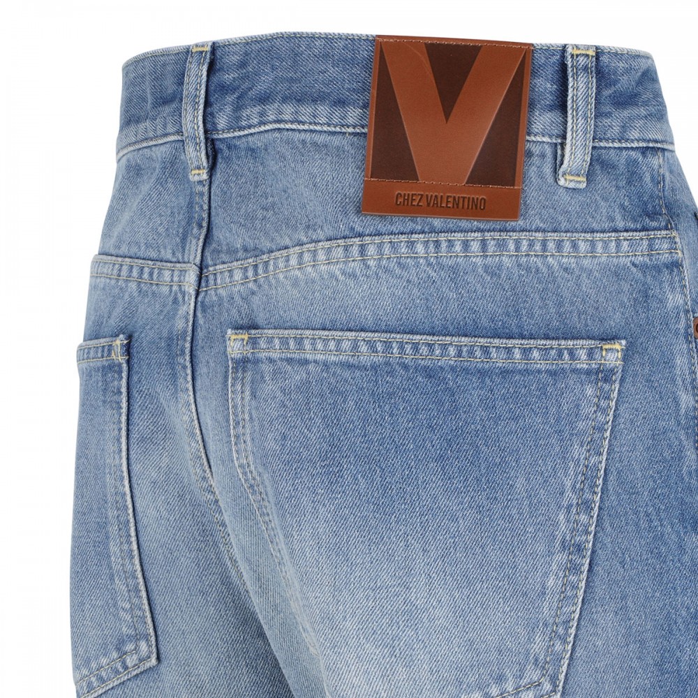 Medium blue denim jeans