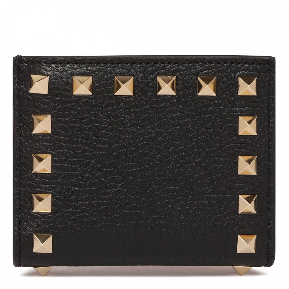 Rockstud compact wallet