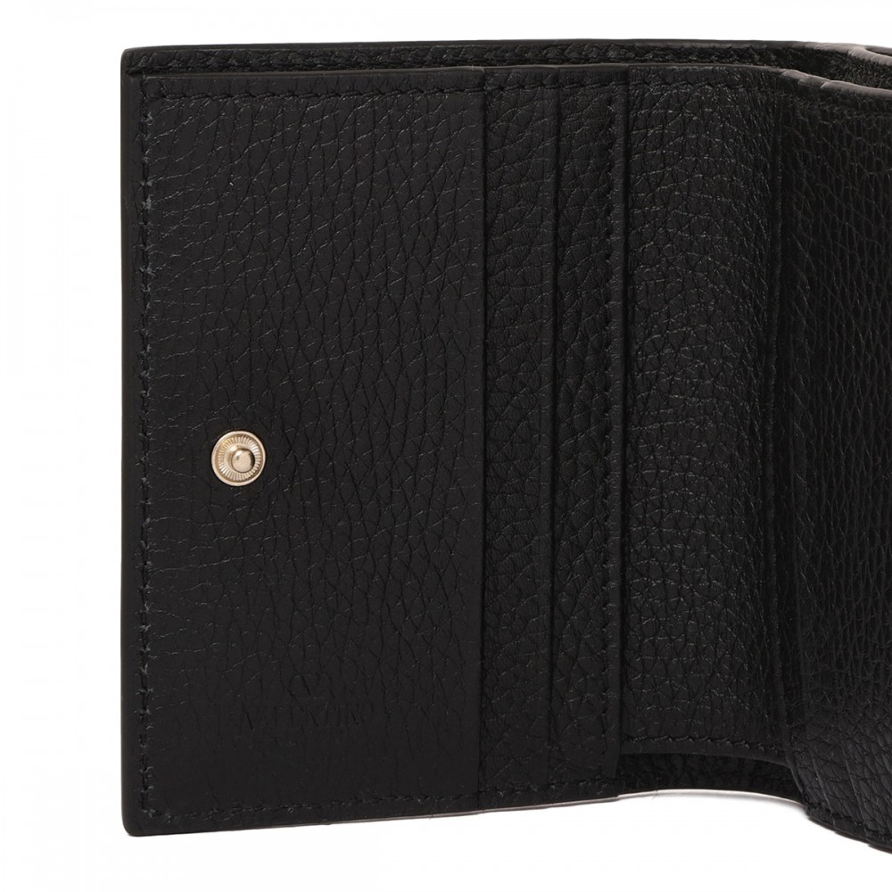 Rockstud compact wallet