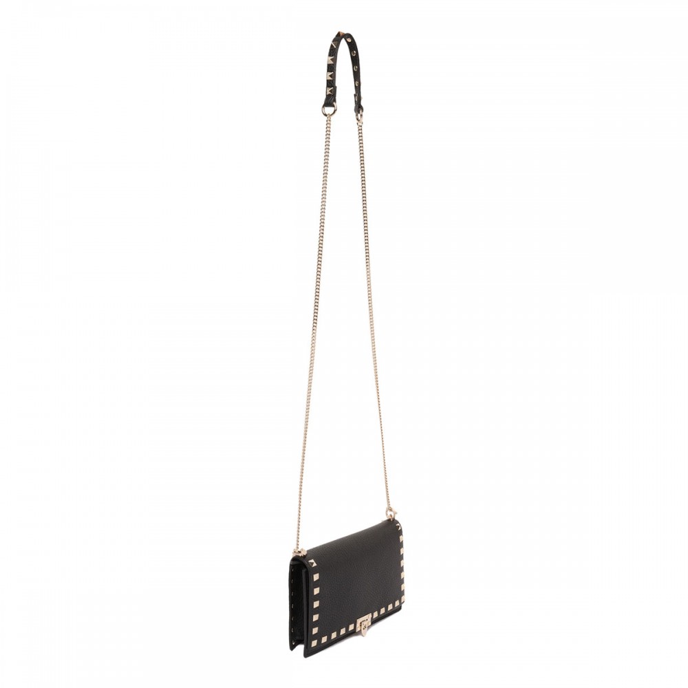 Rockstud mini chain bag