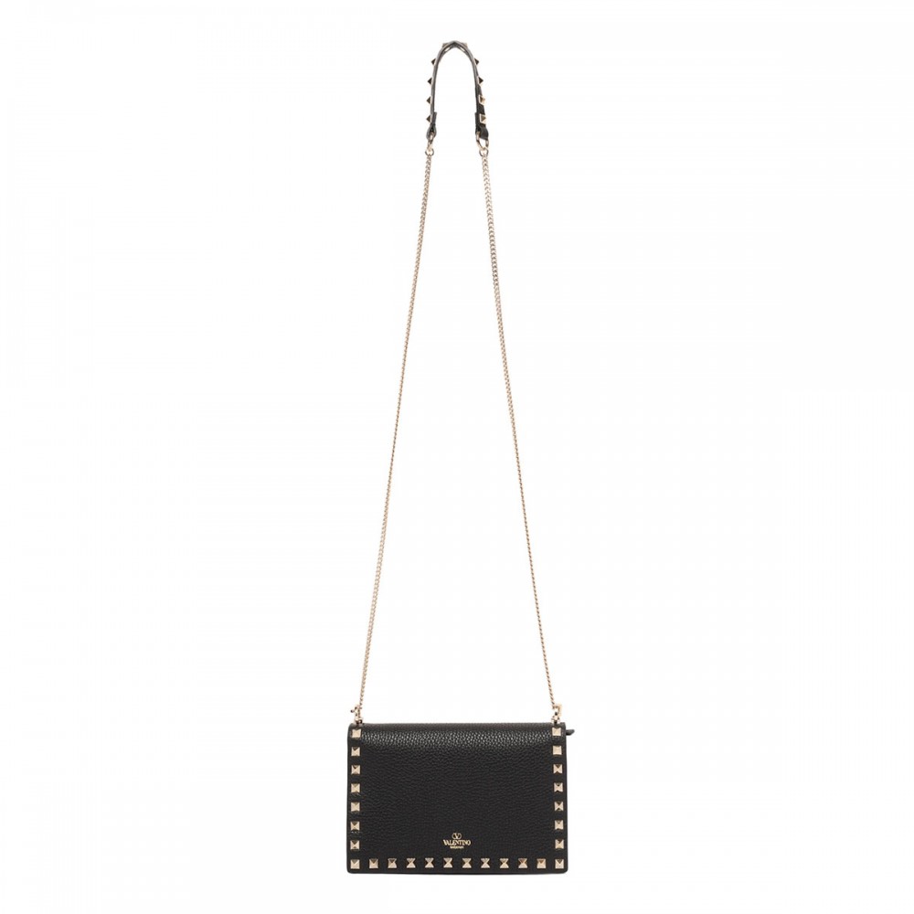 Rockstud mini chain bag