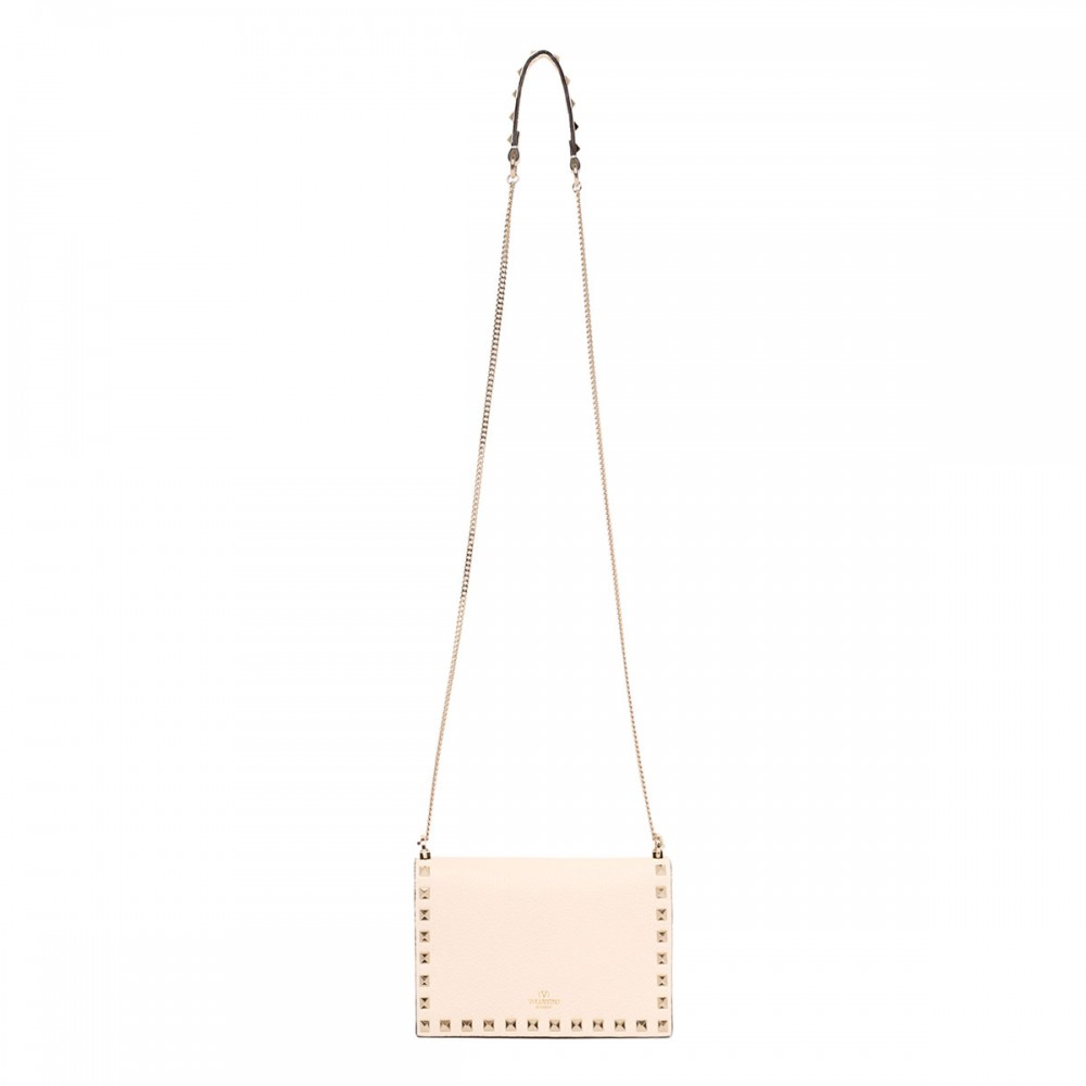 Rockstud mini chain bag