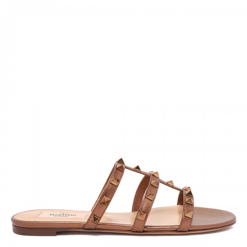 Rockstud slide sandals