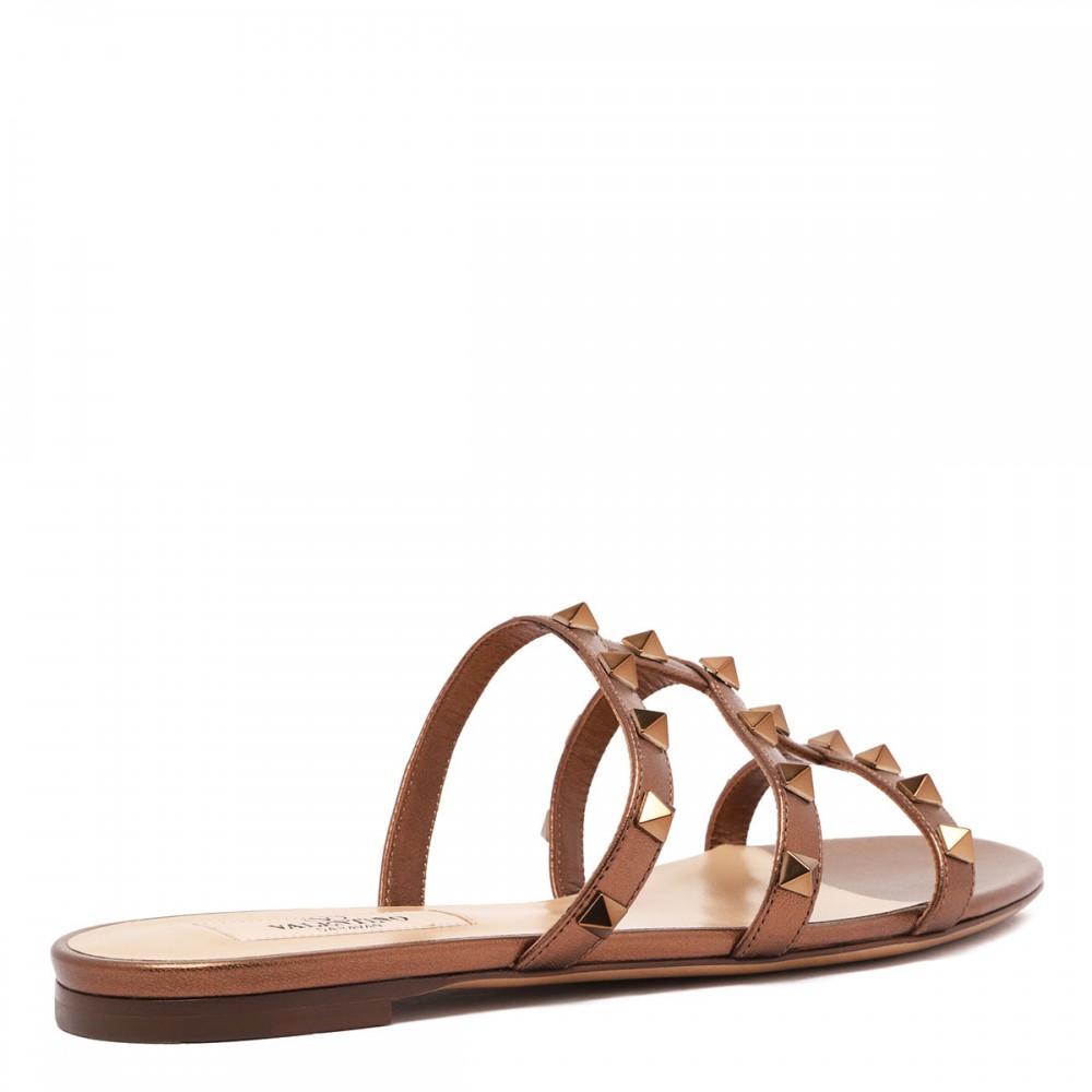 Rockstud slide sandals