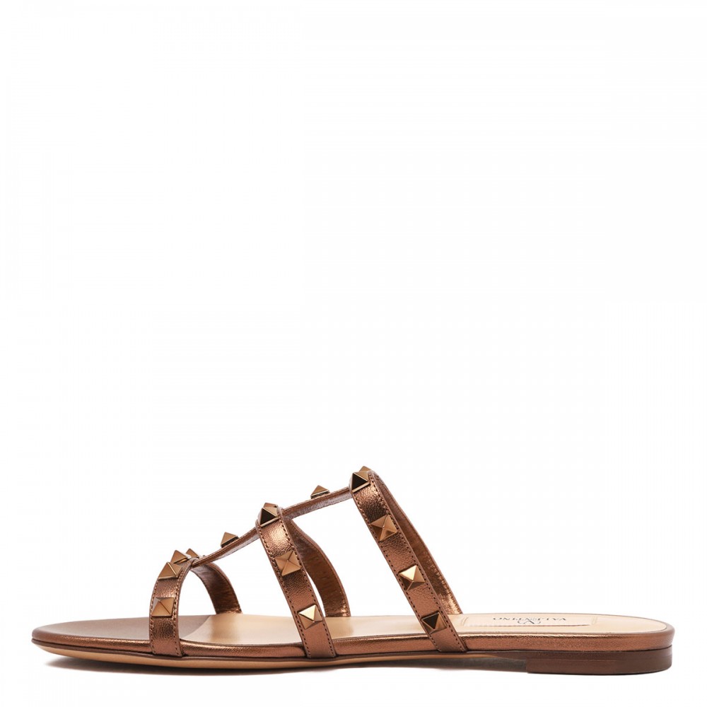 Rockstud slide sandals