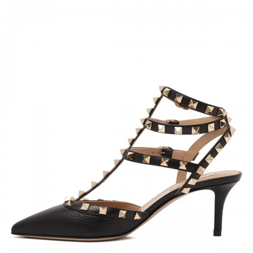Rockstud ankle strap pumps 2